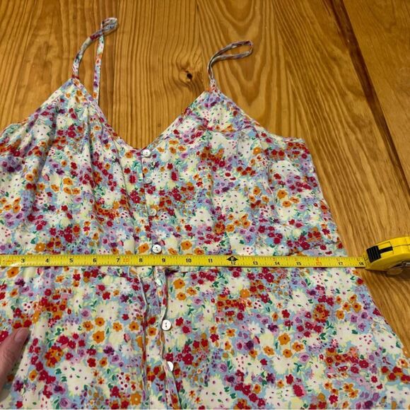 Rails Frida Fleur Floral Meadow Midi Dress Boho Peasant Romantic Bohemian MED - Picture 7 of 13